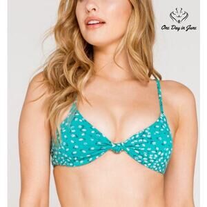 Billabong Knotted Triangle Bikini Top Swimsuit Size S